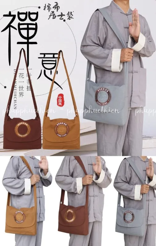túi_đi_chùa_đeo_chéo_tu_sĩ - Pháp Phục Thiền Pháp Phục Túi đi chùa đeo chéo
