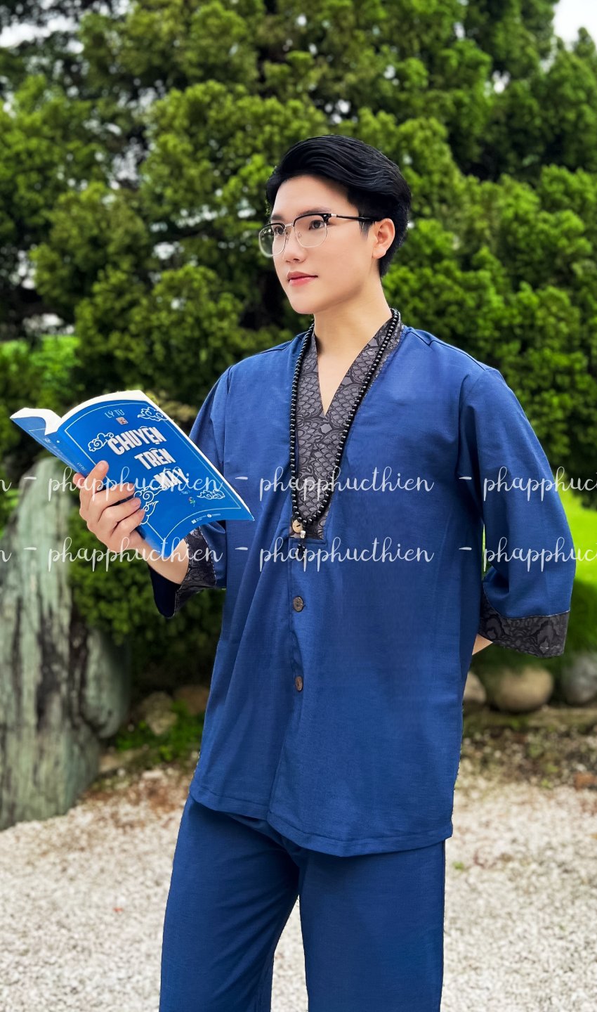 do-lam-cao-nam-xanh-coban2 đồ lam nam nhật nam 3 nút