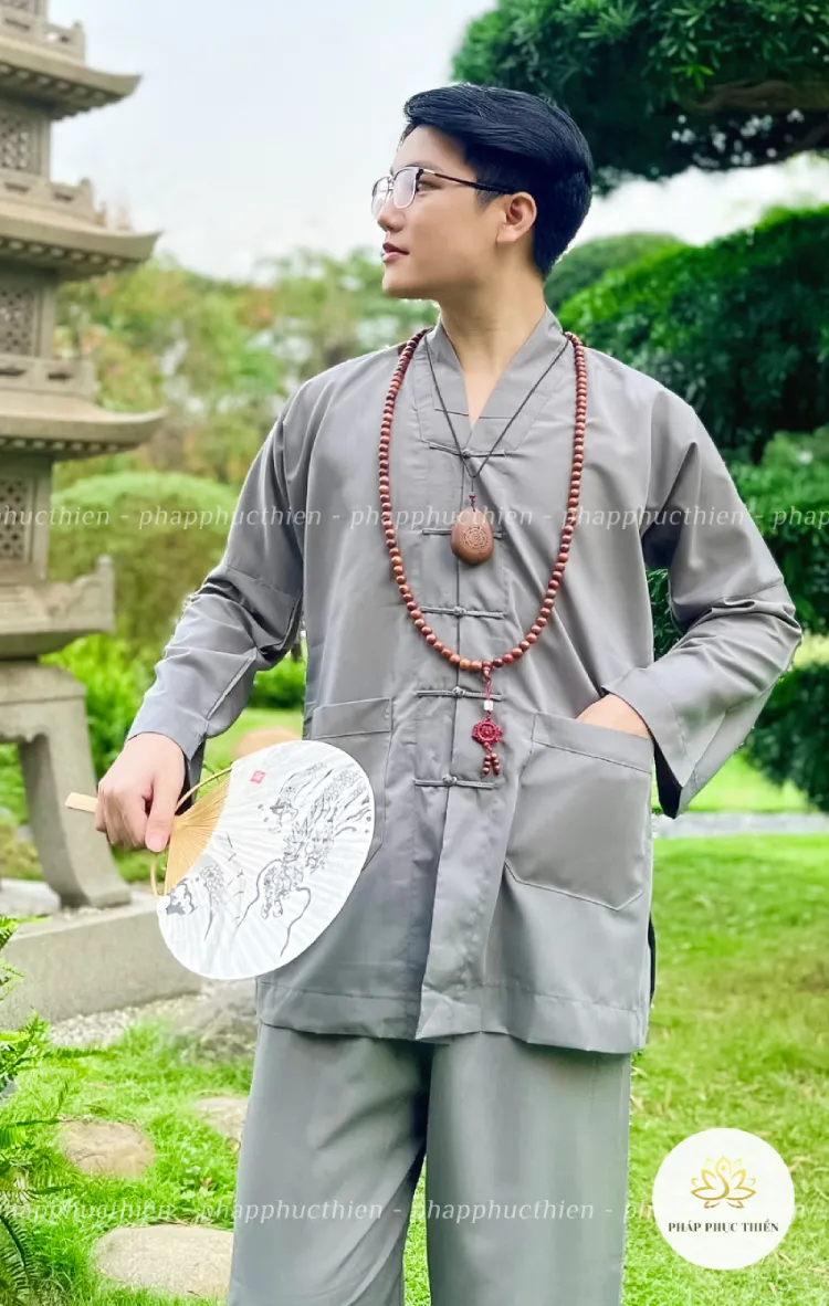 do-lam-la-han 4 đồ lam la hán nam màu xám