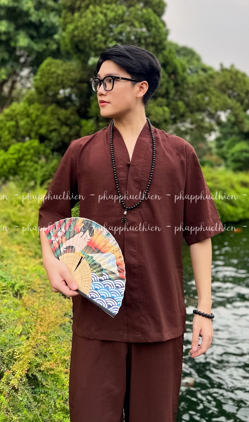 do-lam-nam-mau-nau1 Đồ lam nhật nam màu Nâu