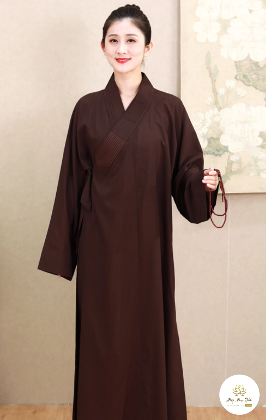 Áo Tràng Đài Loan màu nâu