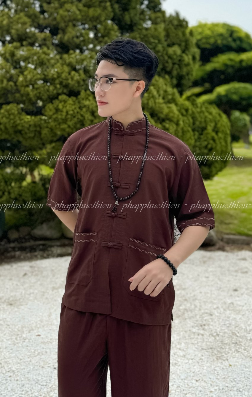 phap-phuc-nam-dep2 Pháp Phục Nam Cao Cấp Màu Nâu