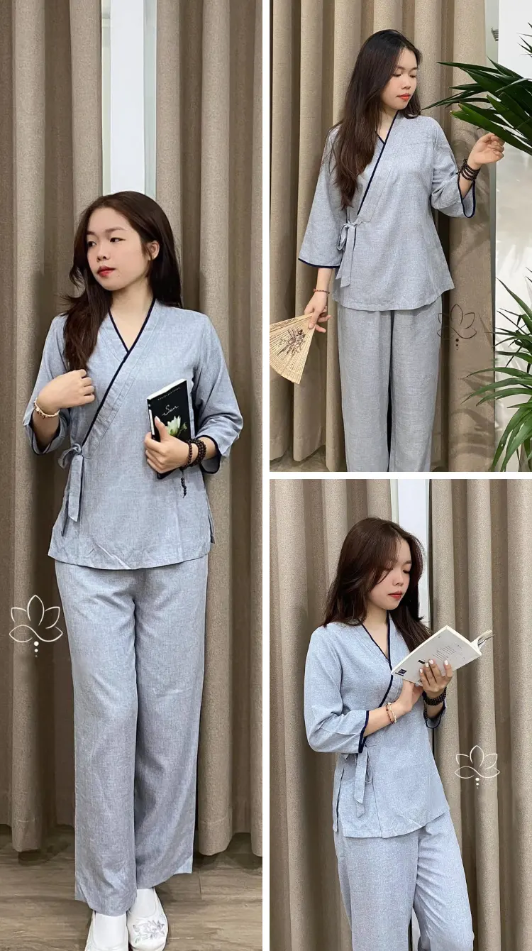 Đồ lam nhật nữ vải Linen Ấn Độ