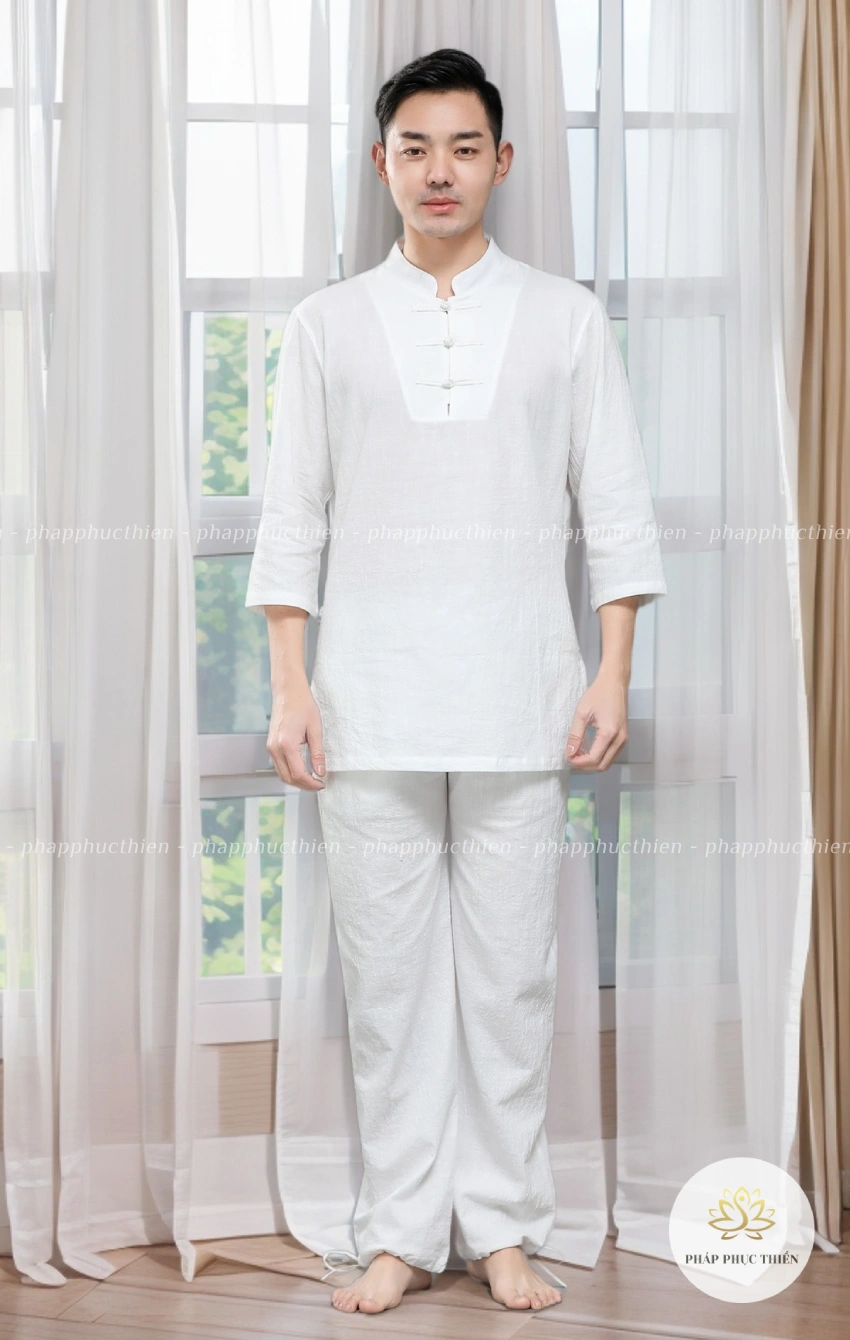 Áo lam đi chùa cao cấp