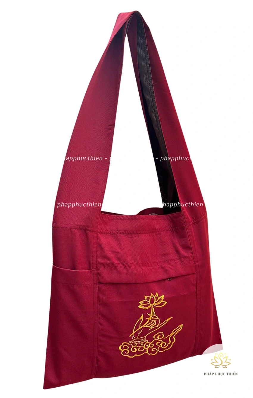 tui-vai-di-chua-mau-do (3) Túi vải đi chùa màu đỏ