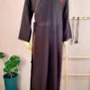 Áo tràng nâu vài Silk Đài Loan Cao Cấp