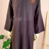 Áo tràng nâu vài Silk Đài Loan Cao Cấp