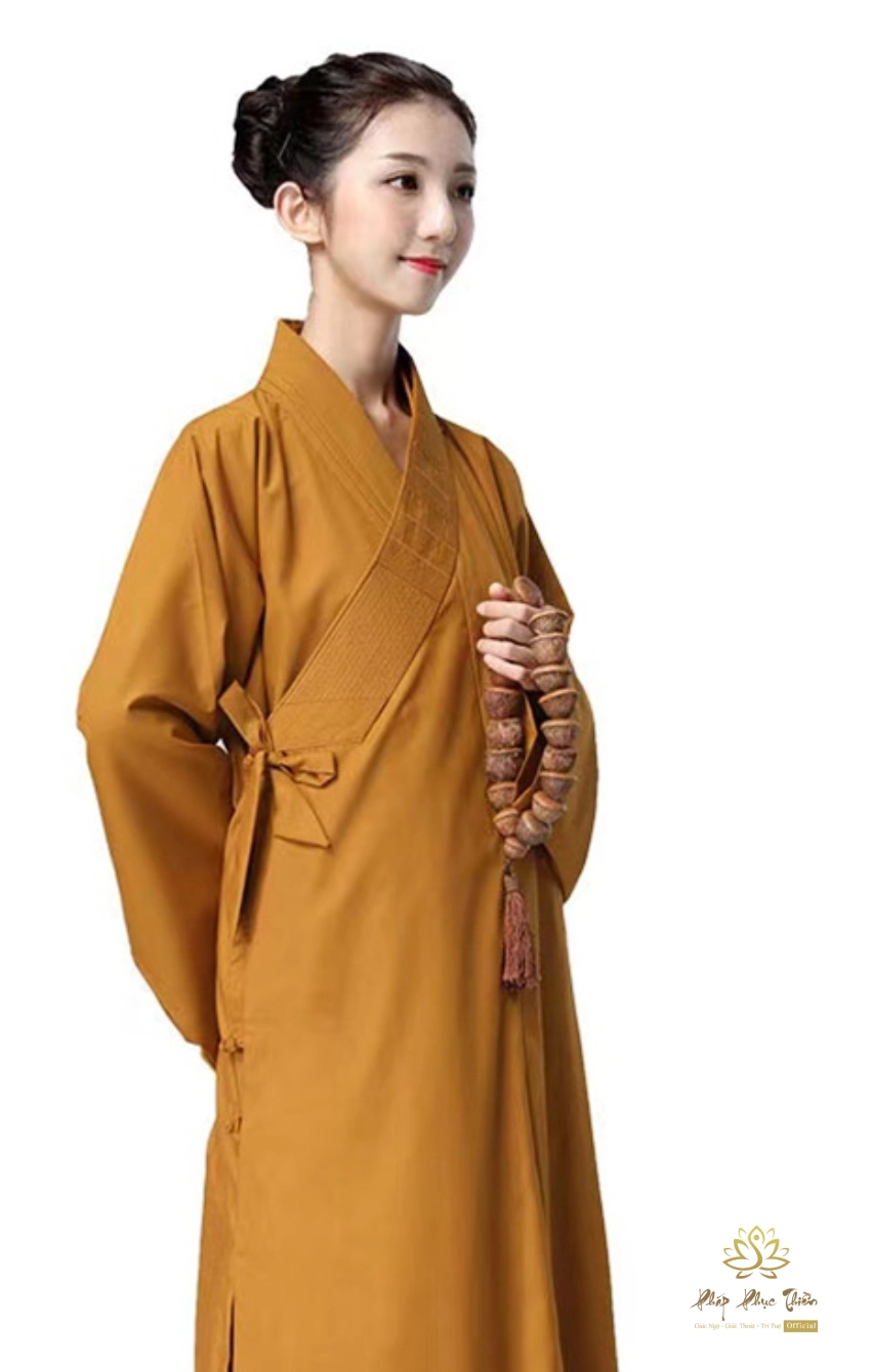 Áo tràng Đài Loan màu vàng