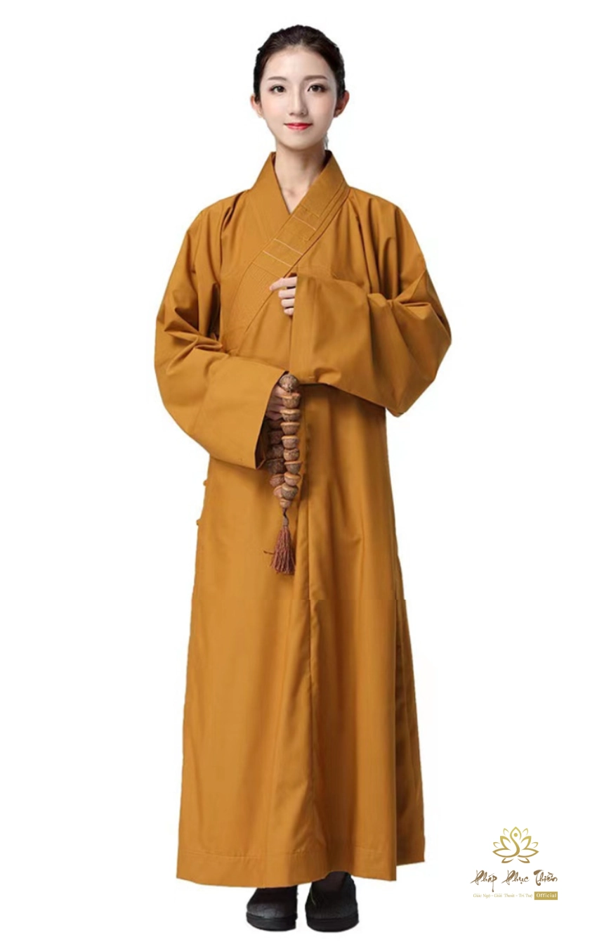 Áo tràng Đài Loan màu vàng