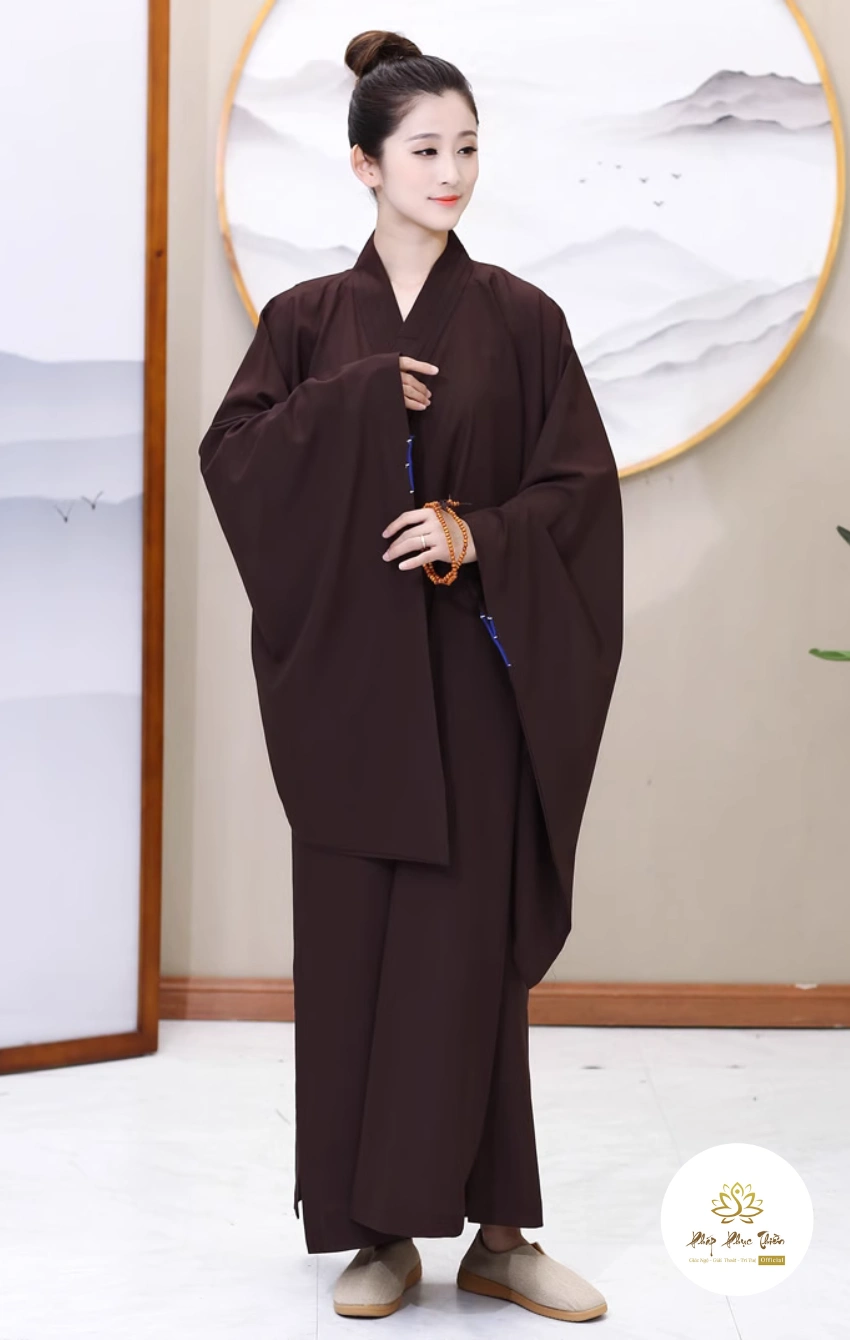 Áo Tràng Hải Thanh Màu Nâu