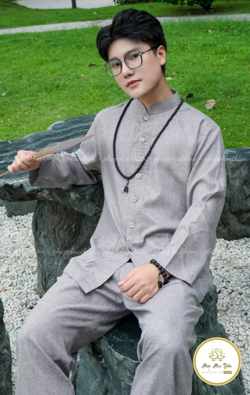 Pháp Phục Nam Linen Ấn Độ Cao Cấp