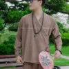 pháp phục nhật màu nâu trà