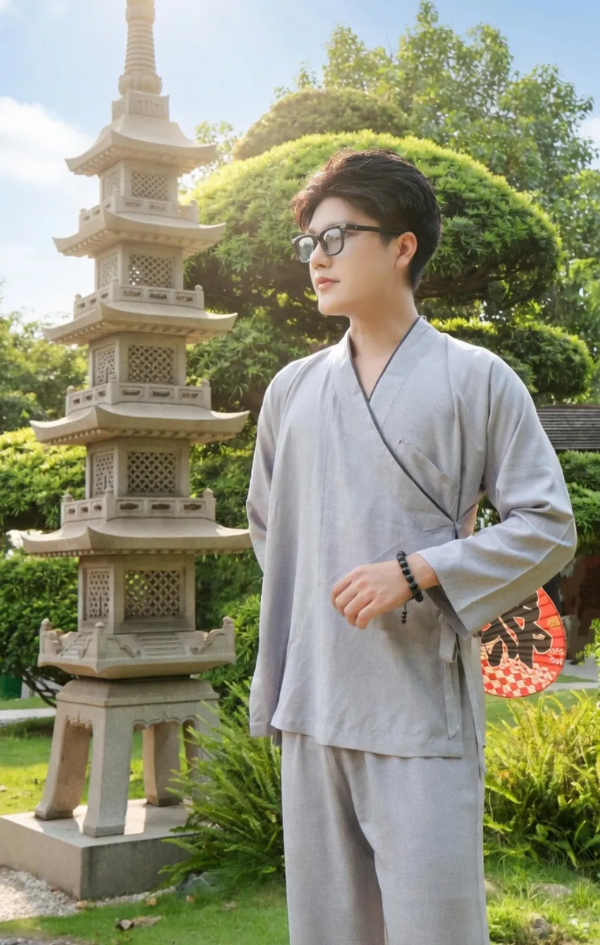 Pháp Phục Pháp Phục kiểu Nhật màu lam