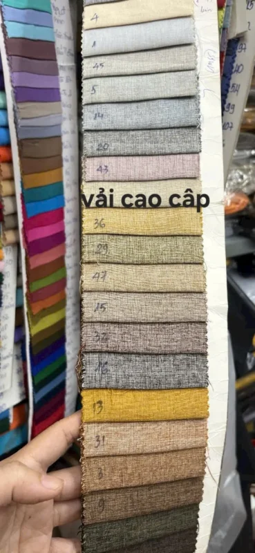 Vải linen Ấn Độ thật