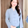 đồ lam truyền thống La Hán Nữ 3 màu