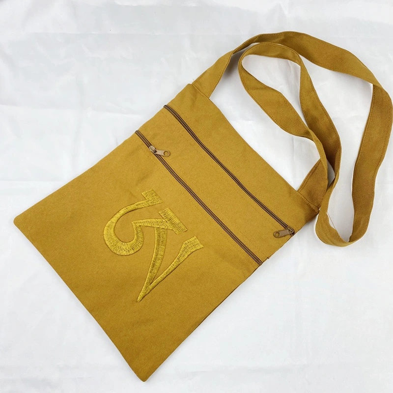 Túi đi chùa mini màu vàng