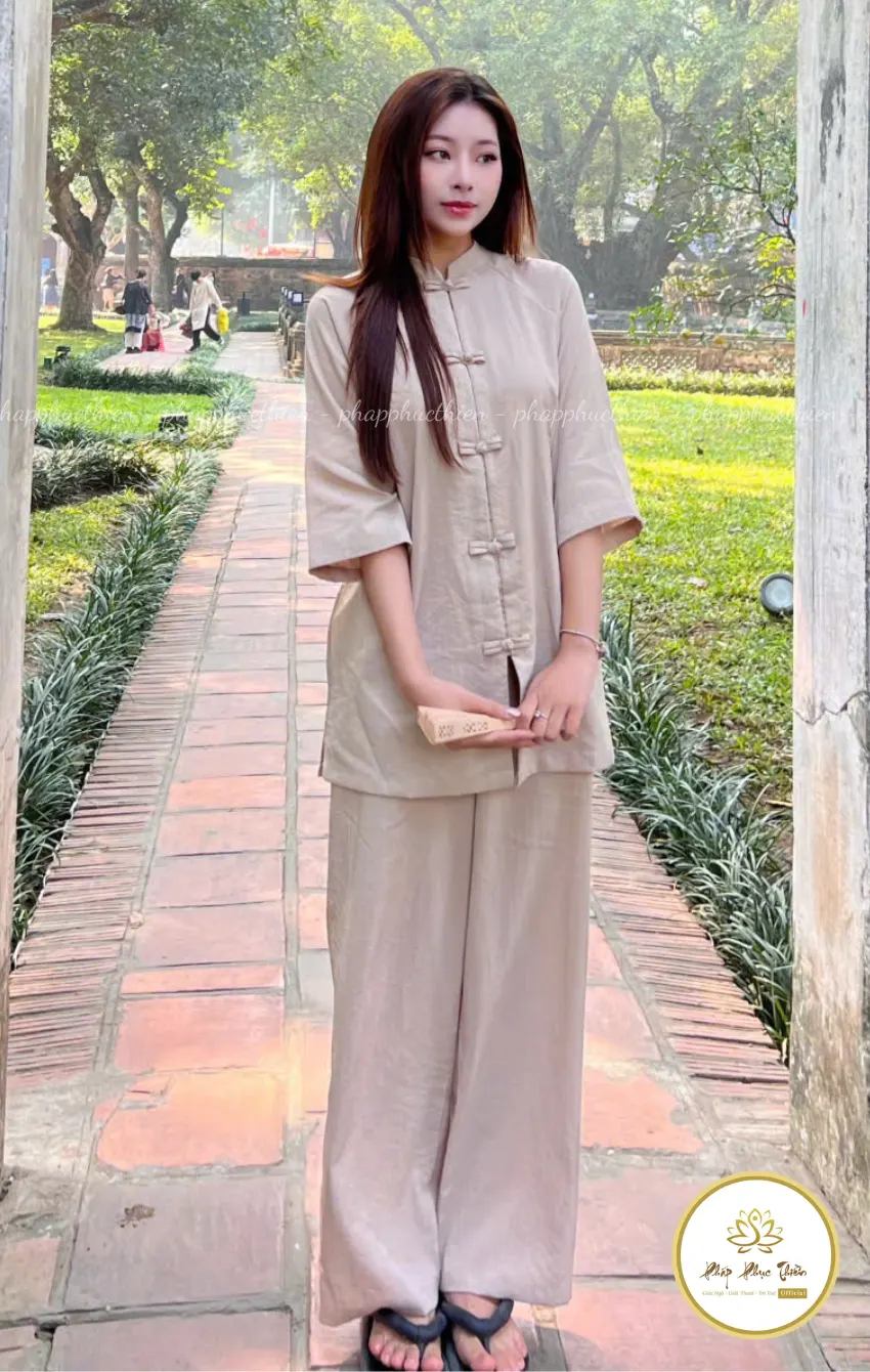 Pháp Phục La Hán Màu Kem