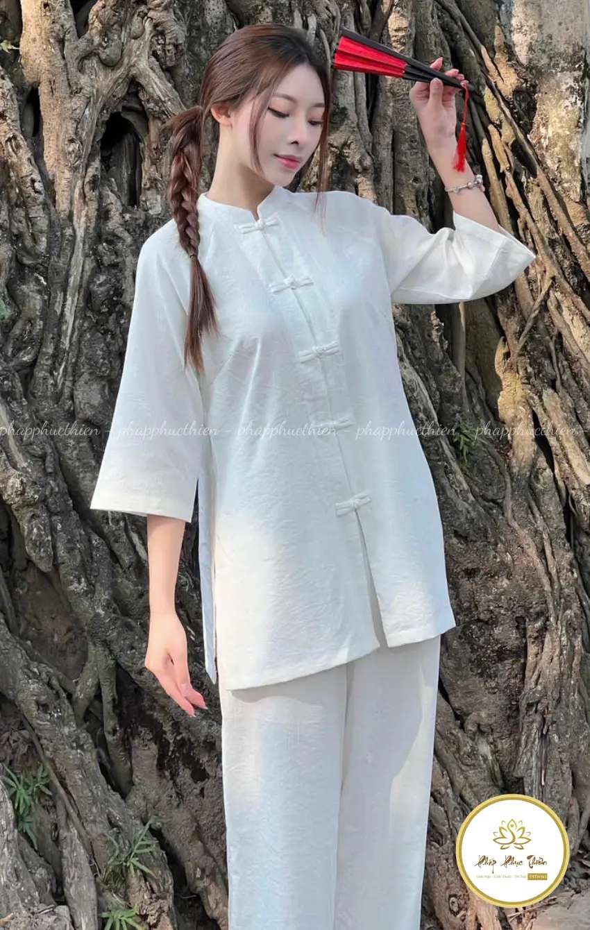 Pháp Phục La Hán Màu Trắng