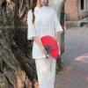 Pháp Phục La Hán Màu Trắng