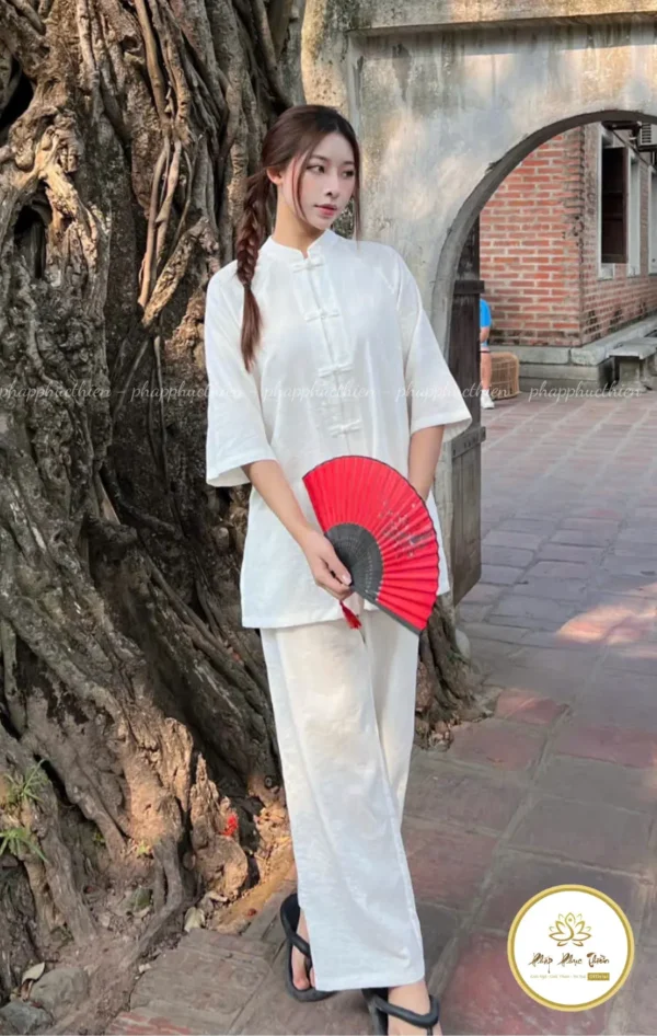 Pháp Phục La Hán Màu Trắng