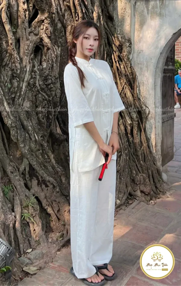 Pháp Phục La Hán Màu Trắng