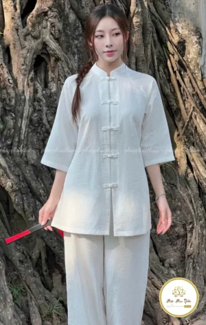 Pháp Phục La Hán Màu Trắng