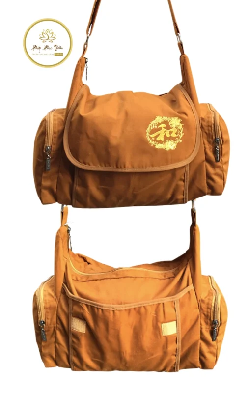 tui-deo-cheo-di-chua-5 - Pháp Phục Thiền Túi Đeo Chéo Đi Chùa Màu Vàng