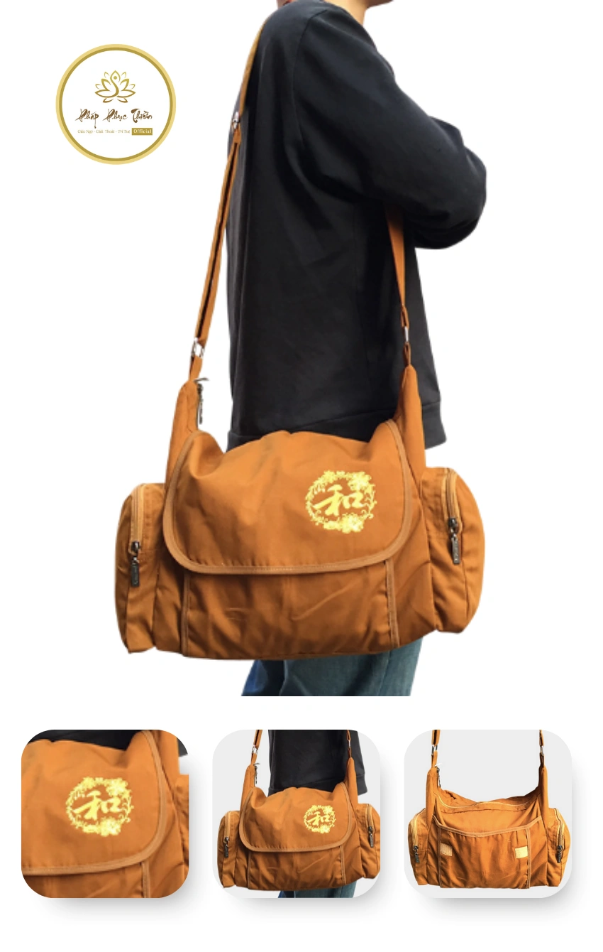 tui-deo-cheo-di-chua-2 Túi Đeo Chéo Đi Chùa Màu Vàng