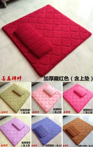 thảm ngồi thiền nhiều màu sắc