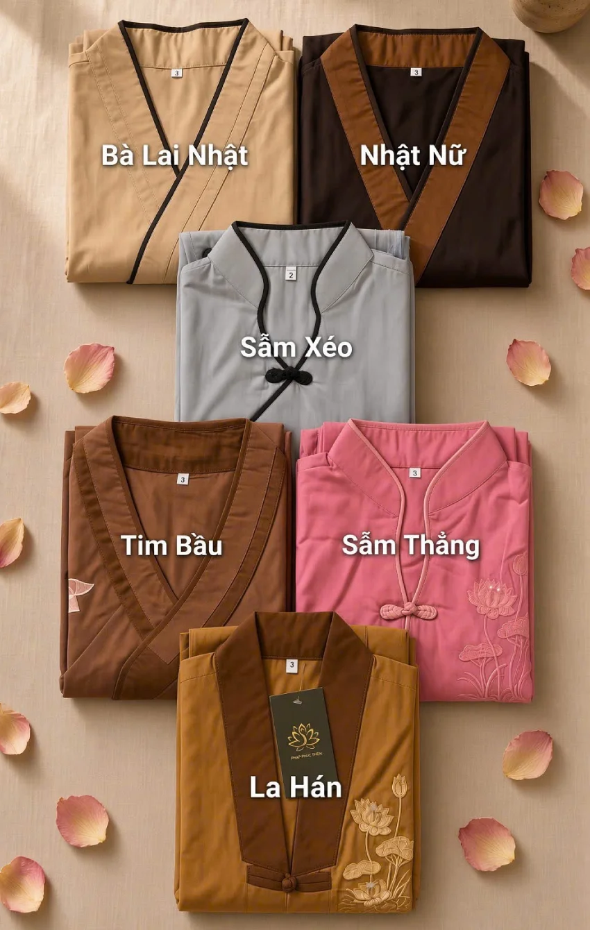 Đồ Lam Đi Chùa Chất Kate Các Mẫu