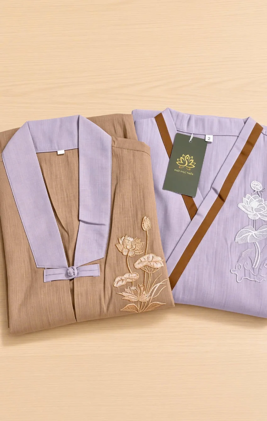 Pháp Phục Chất Cotton Tici Mềm Mịn Mát