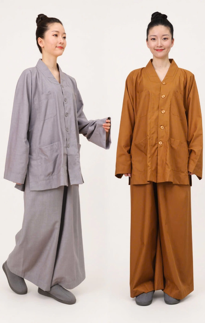 do-lam-la-han-cao-cap-13 - Pháp Phục Thiền Pháp Phục Kiểu Dáng Rộng Rãi Thoải Mái