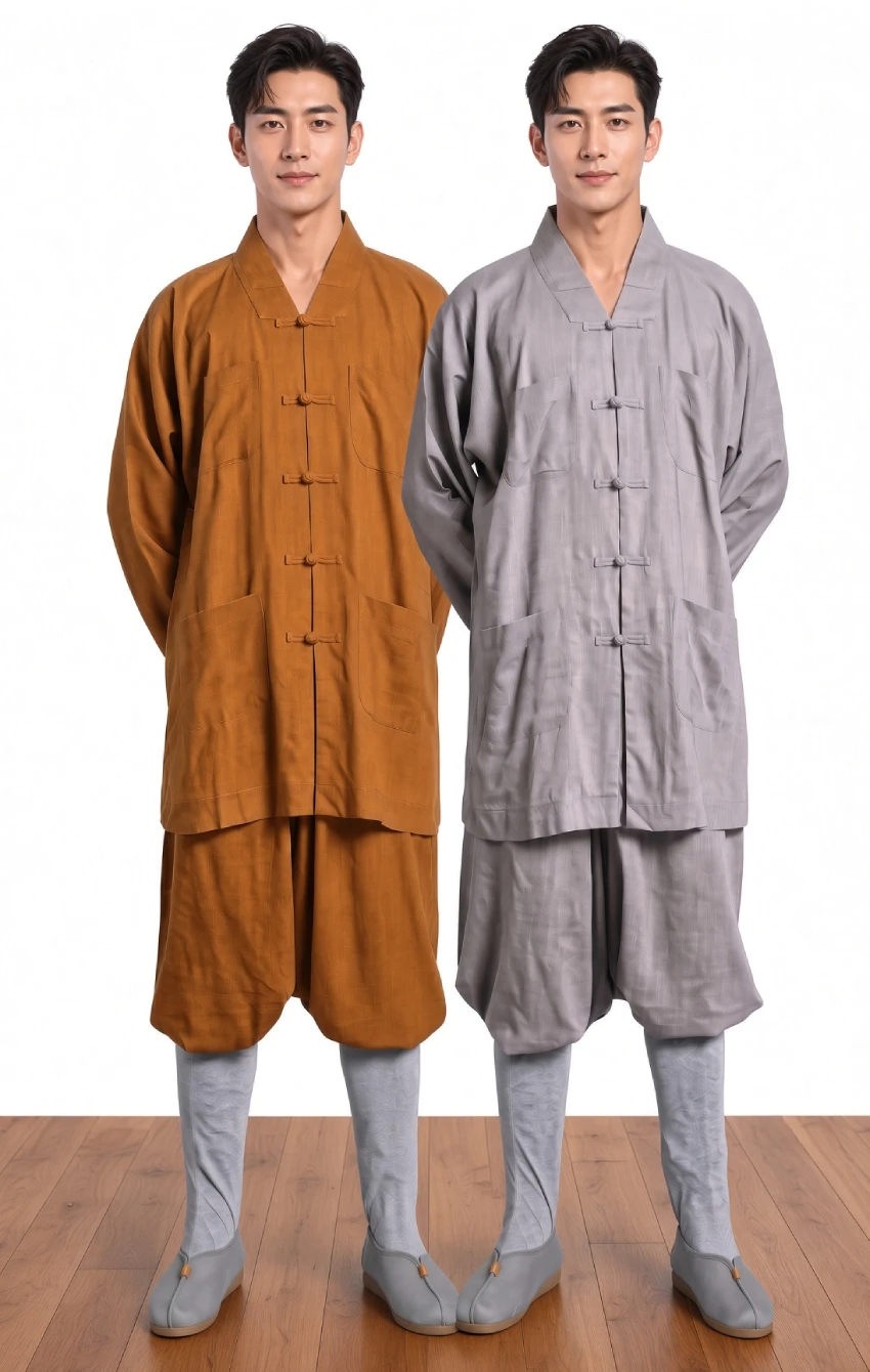 phap-phuc-tang-ni-la-han-6 - Pháp Phục Thiền Pháp Phục Pháp Phục Tăng Ni La Hán Cotton Lụa